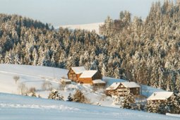 Wintertag im Aussenbezirk Unterbach
